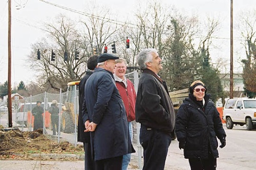 Council Members Watch the Move