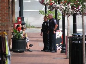 Officers Downtown