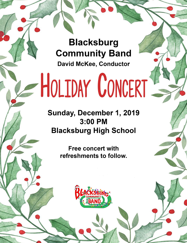 Blacksburg Community Band Winter Concert